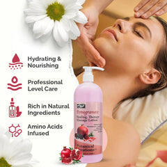Warm oil massage using PRO NAIL Healing Therapy Lotion for soothing relief
