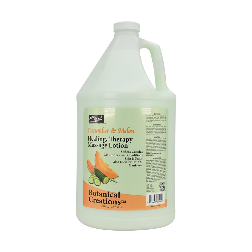 Pronail Healing Therapy Massage Lotion bottle, deeply moisturizes skin.