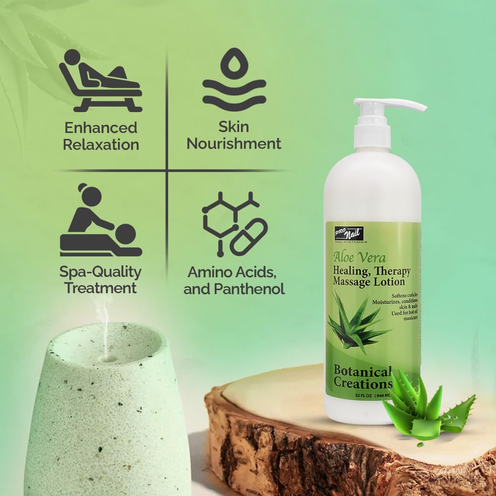 PRO NAIL Healing Therapy Massage Lotion ingredients with natural oils