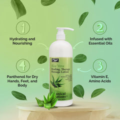 PRO NAIL Healing Therapy Massage Lotion silky texture close-up for moisturization