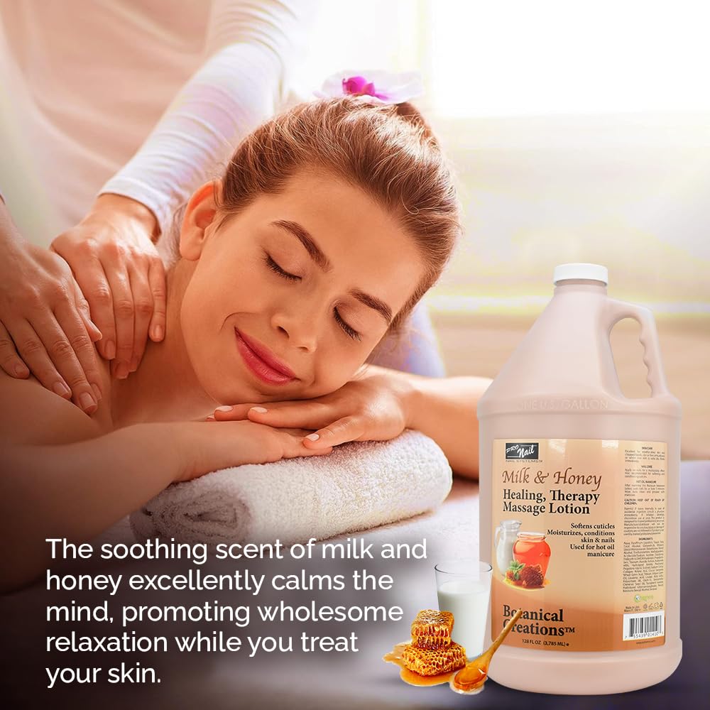 PRO NAIL Healing Therapy Massage Lotion USA-made, sulfate-free formula