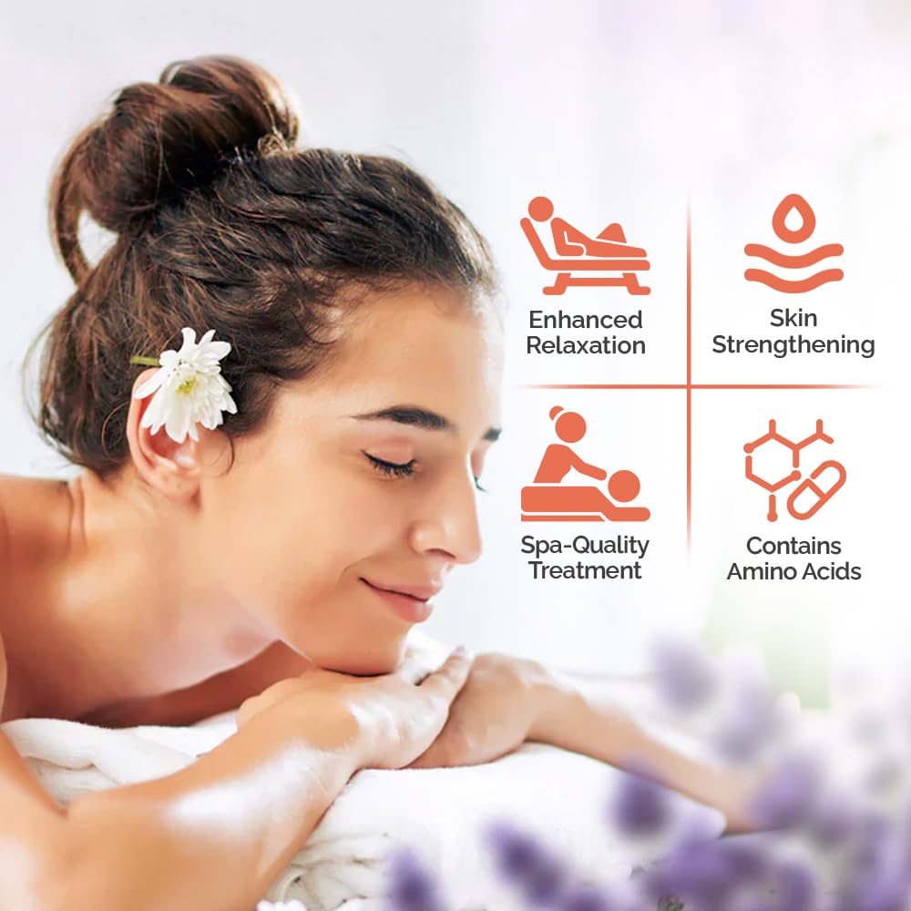PRO NAIL Healing Therapy Lotion spa session on a table with towels