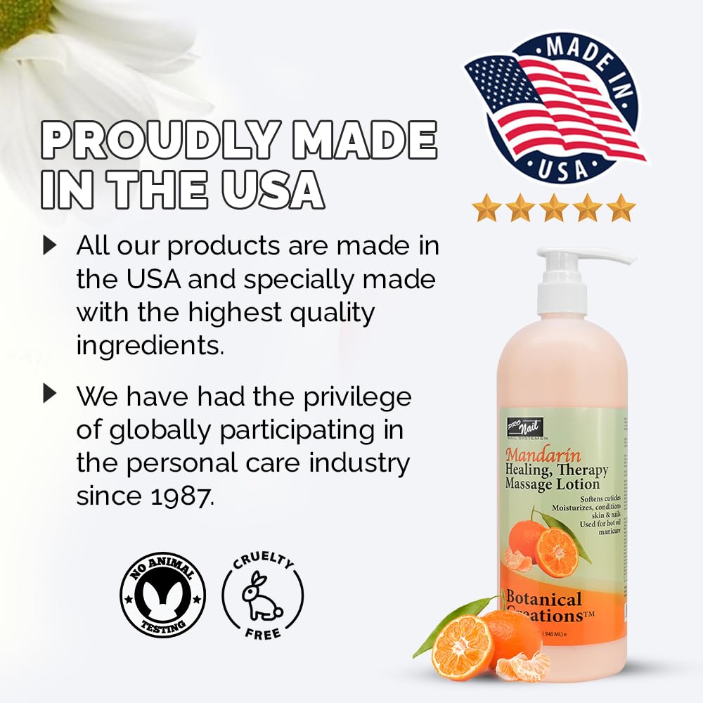 PRO NAIL Healing Therapy Lotion proudly made in the USA
