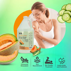 Pronail spa manicure pedicure application scene demonstrates cuticle softening and nail conditioning.