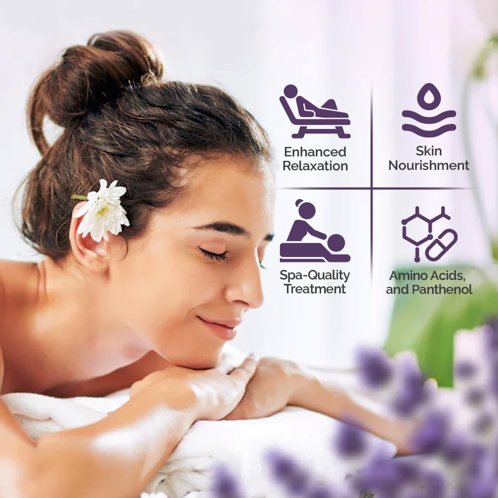 PRONAIL Healing Therapy Massage Lotion spa scene suggests relaxing at-home rituals.