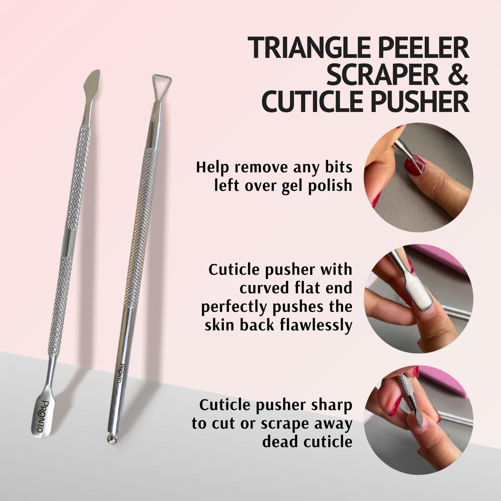 Pronto Cuticle Oil bottle for nourishing moisture after removal.