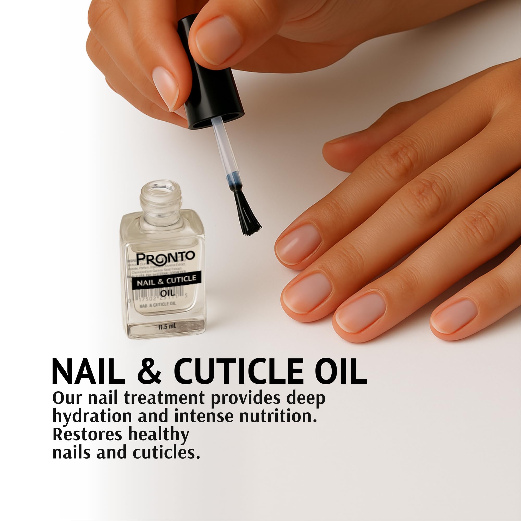 Pronto Cuticle Pusher to prep and push back cuticles neatly.