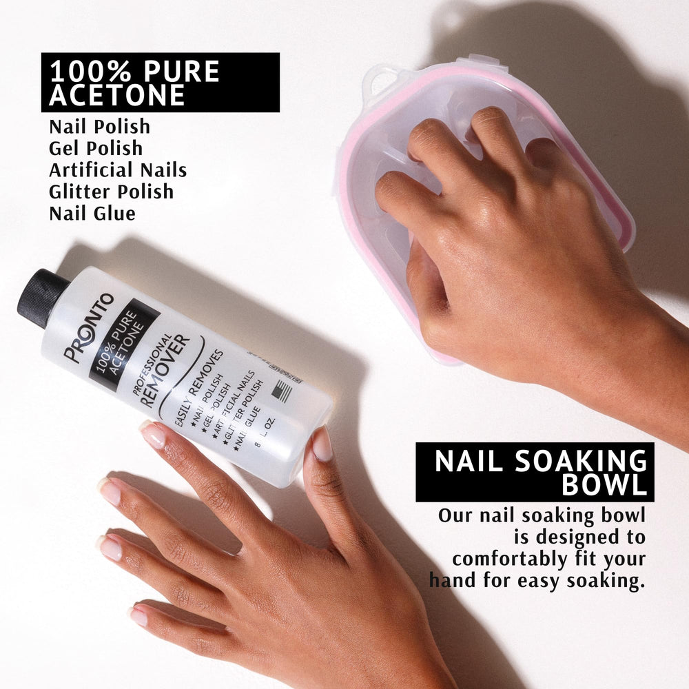 Pronto nail buffers provide prepping and shine for a clean polish base.