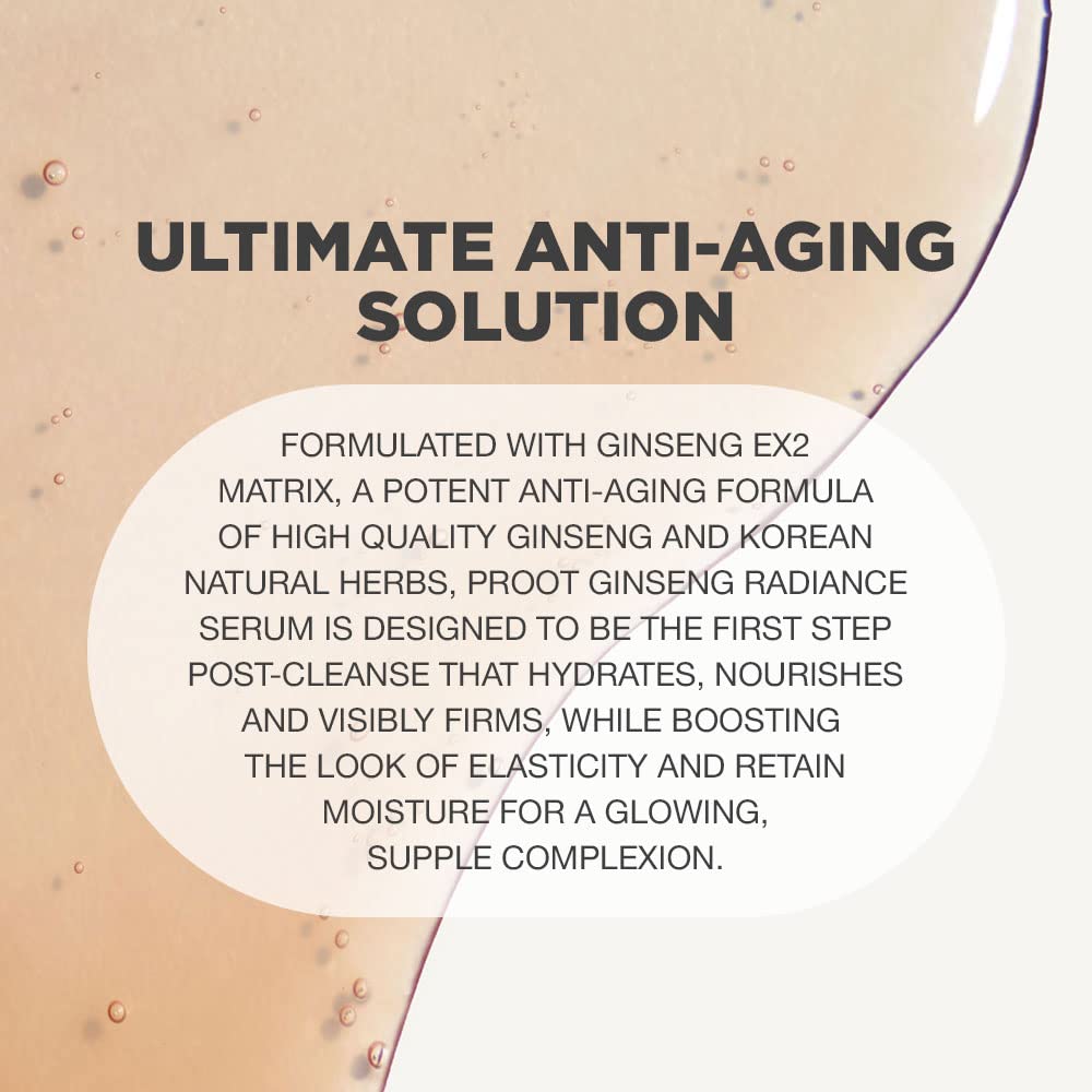 PROOT Ginseng Serum for morning and evening skincare steps