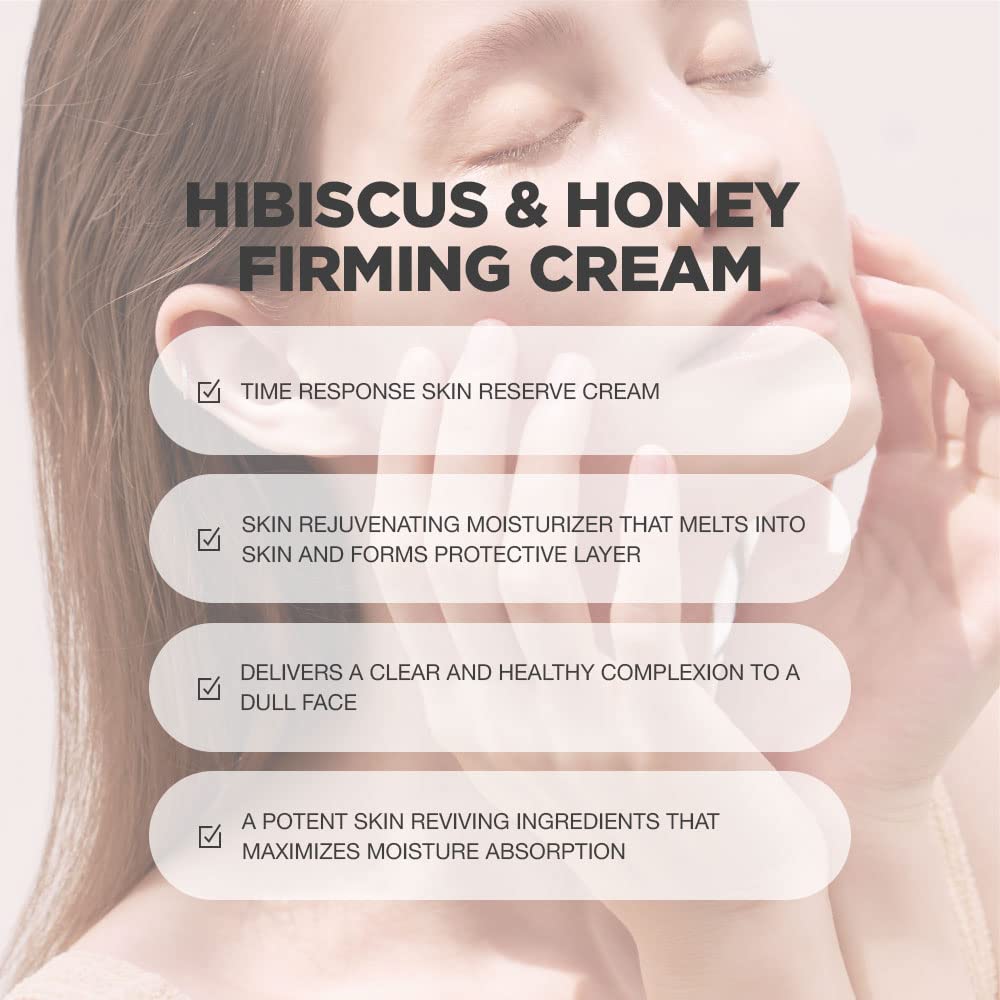 PROOT Hibiscus and Honey Firming Cream body-use image suggests comprehensive hydration.