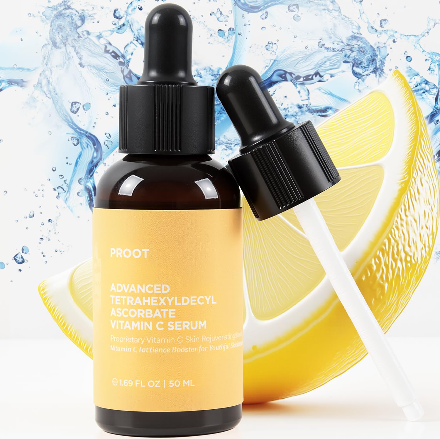 PROOT radiant dewy skin after applying THD serum