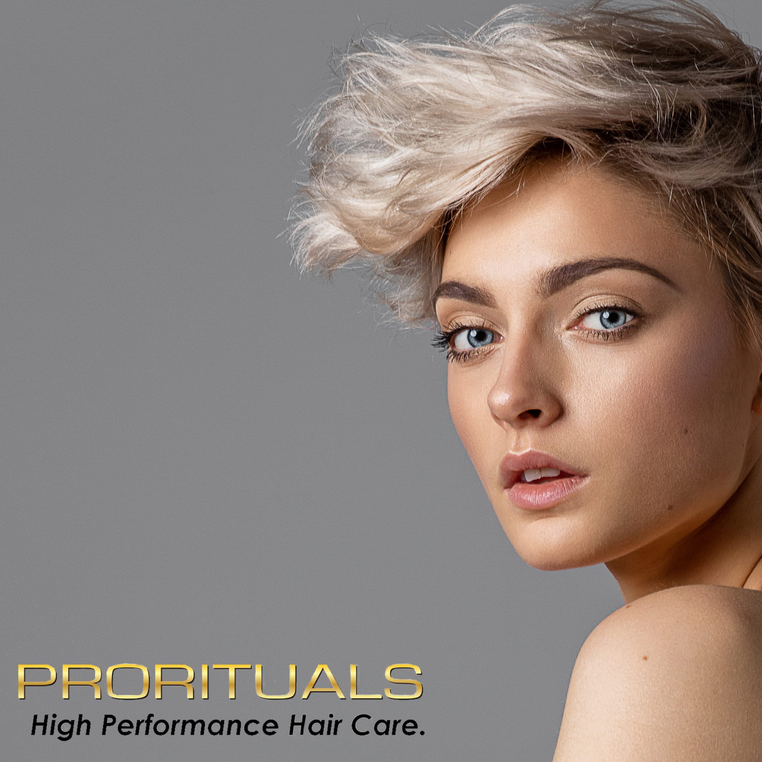 Prorituals Color Protect Conditioner after use showing soft and shiny hair