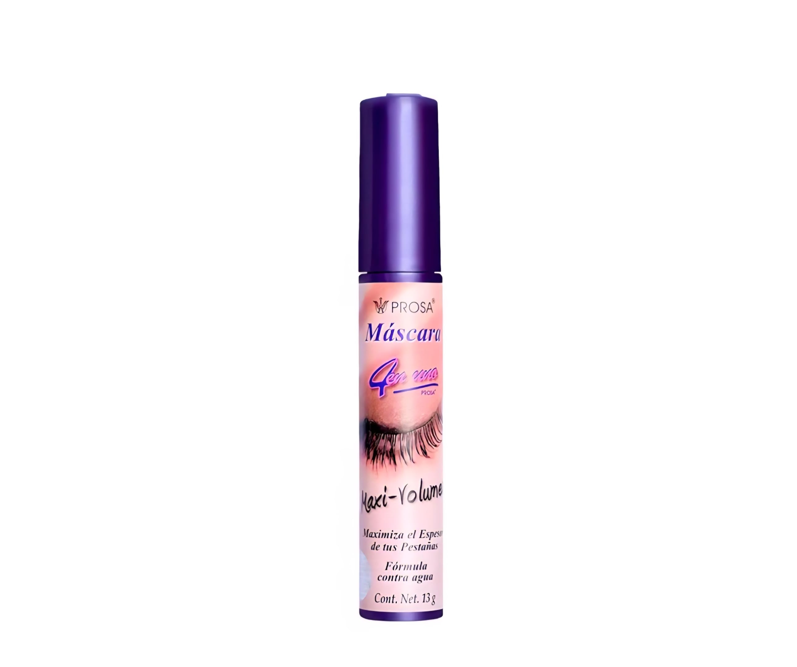 Prosa 4 IN 1 Maxi-Volume Mascara bottle delivering bold volume and definition.