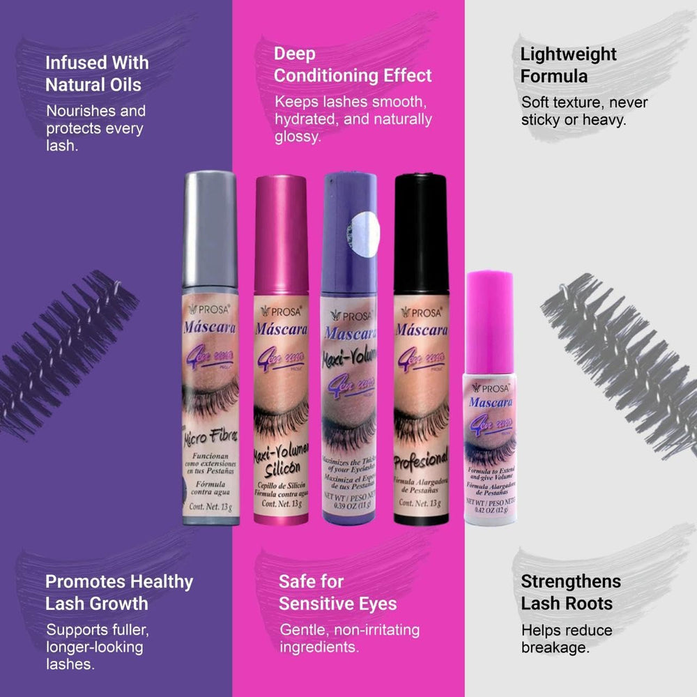 Prosa Mascara gift-set-ready display ideal for gifting makeup lovers.
