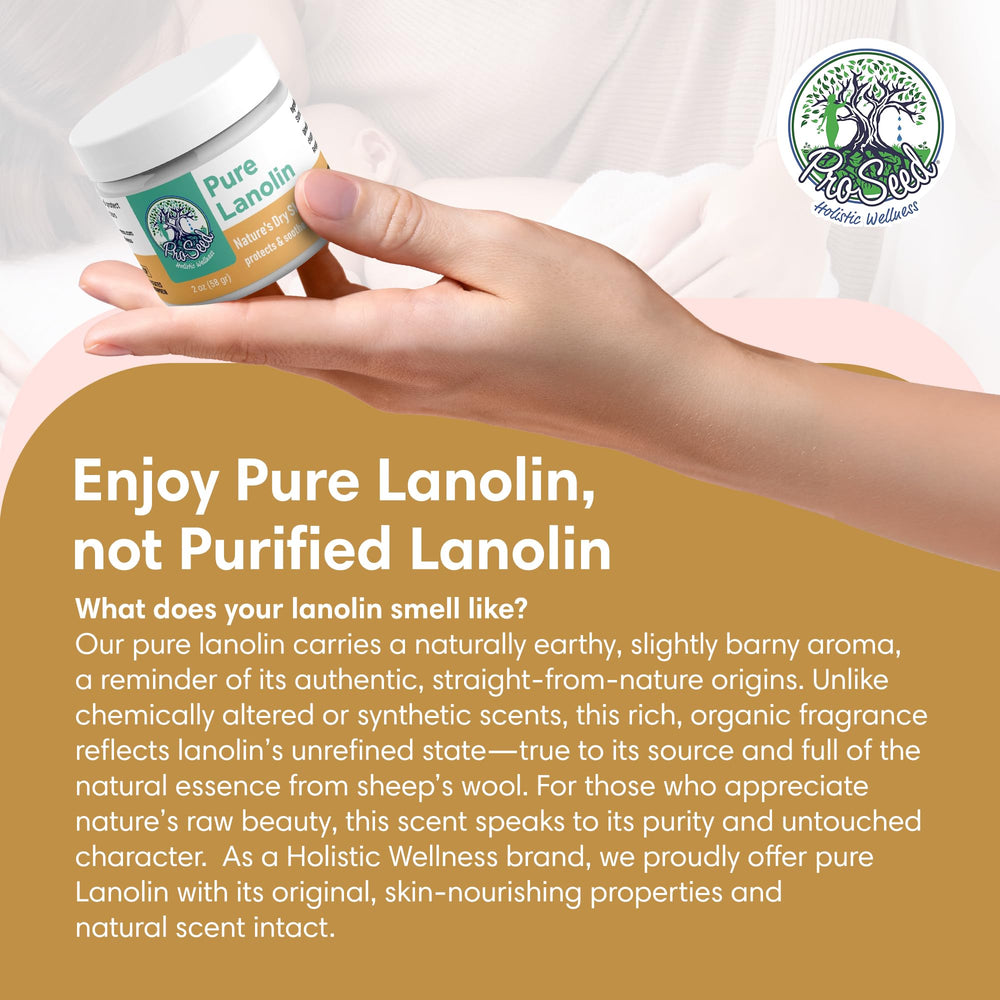 ProSeed Lanolin Balm baby care helps keep skin soft and soothed.