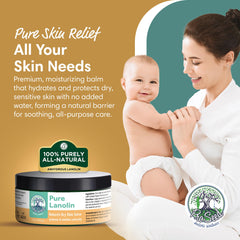 ProSeed Lanolin silk-texture balm ready for daily hydration.