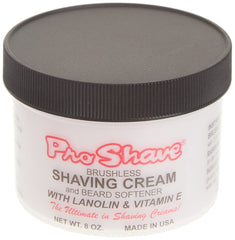 Proshave shaving cream foamy lather ready for a quick, effortless glide.
