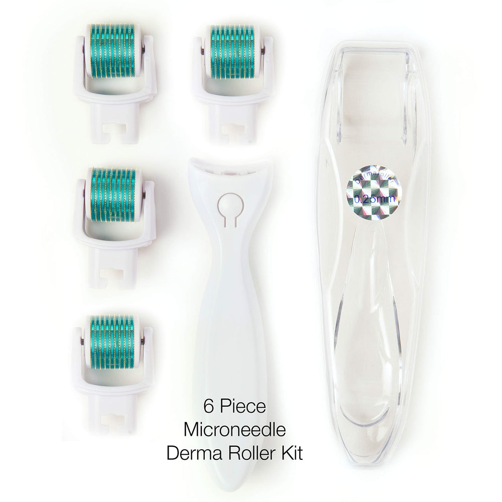 Prosper Beauty Derma Roller replaceable heads set with four heads for versatility