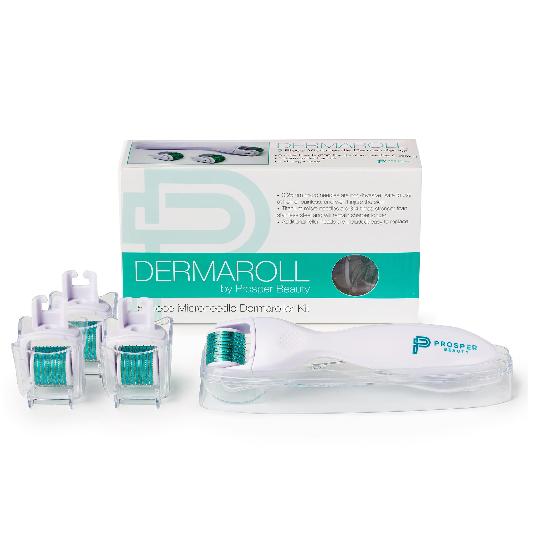 Prosper Beauty Derma Roller close-up suggesting smoother skin outcomes