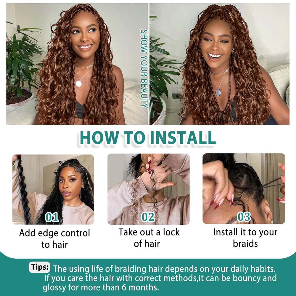 Protaw packaging shows 120g per 3-pack bundle for fuller braids.