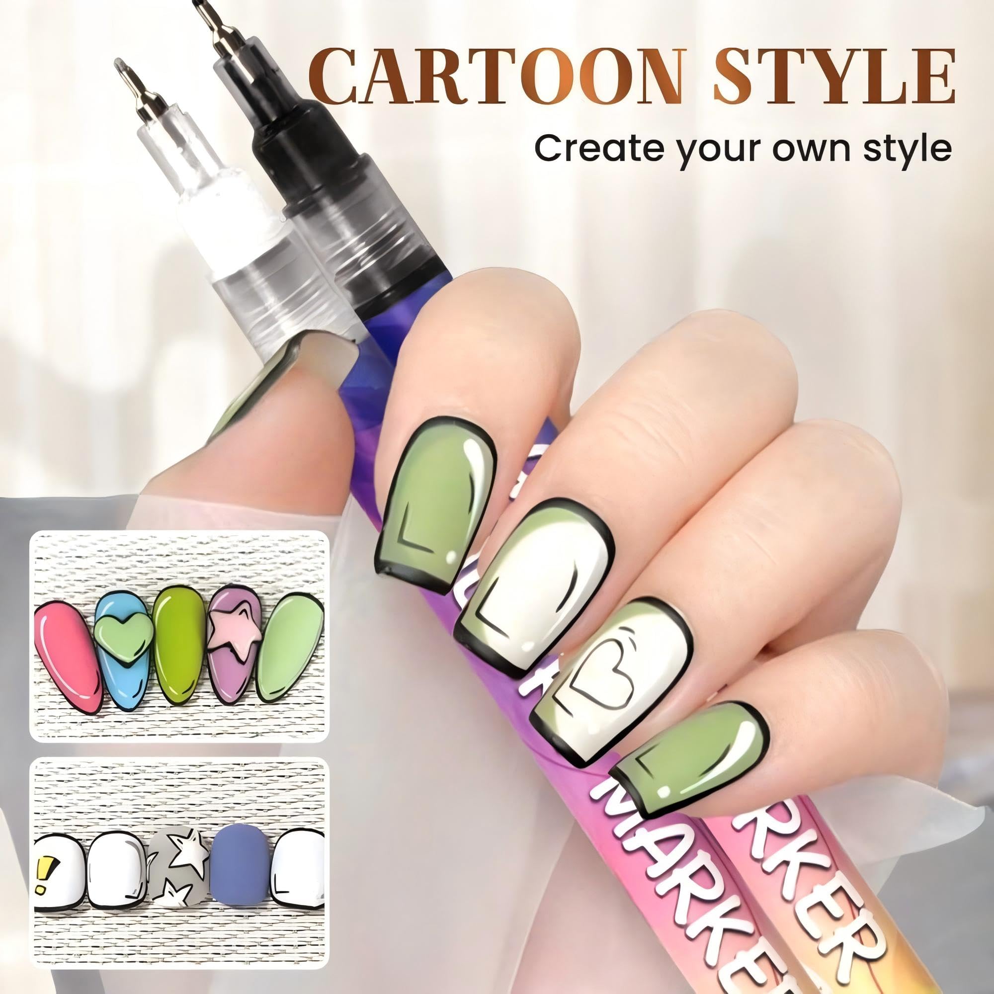 ProtectMeter beginner-friendly nail art pens ideal for DIY designs at home.