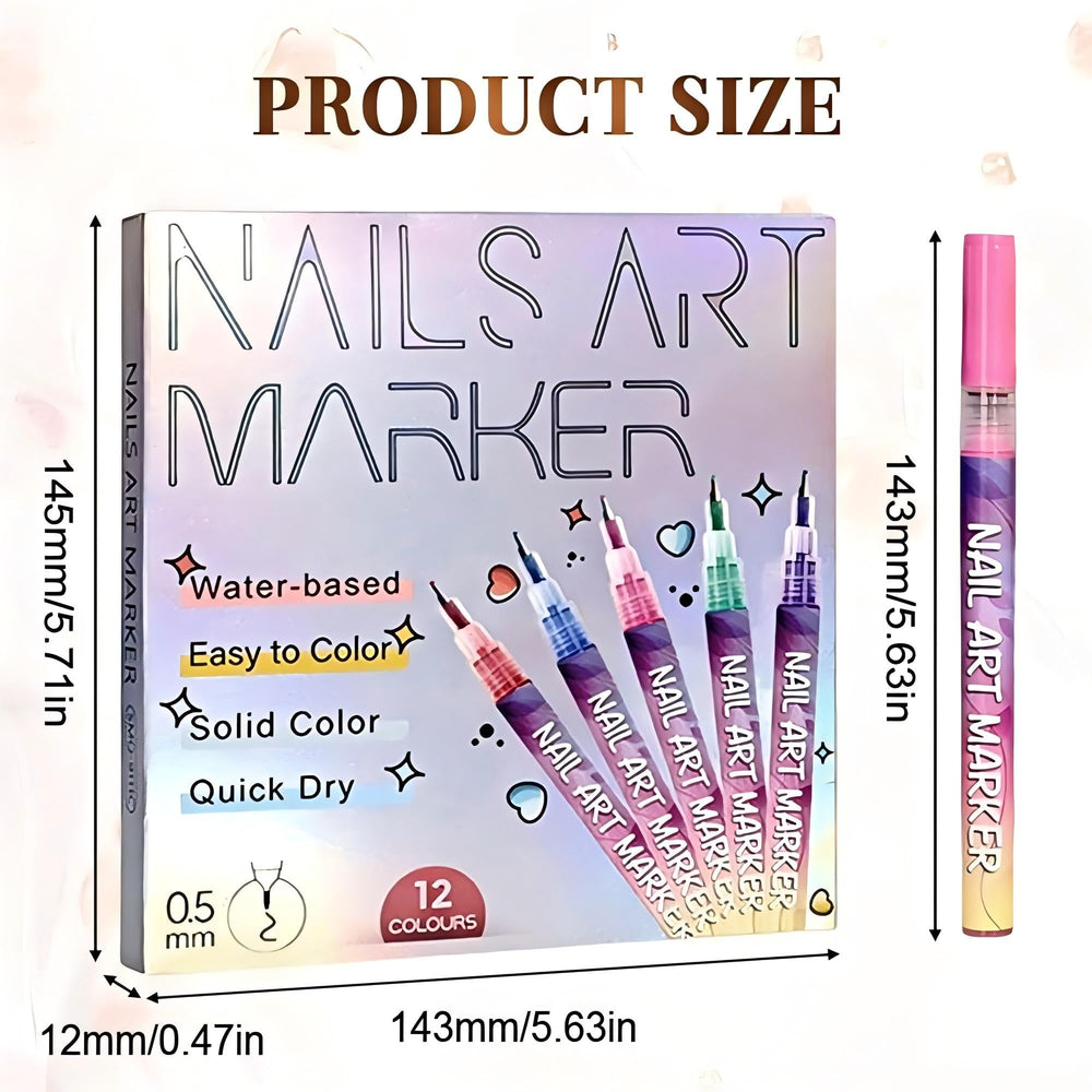 ProtectMeter 12-color set requires no lamp for fast nail art.