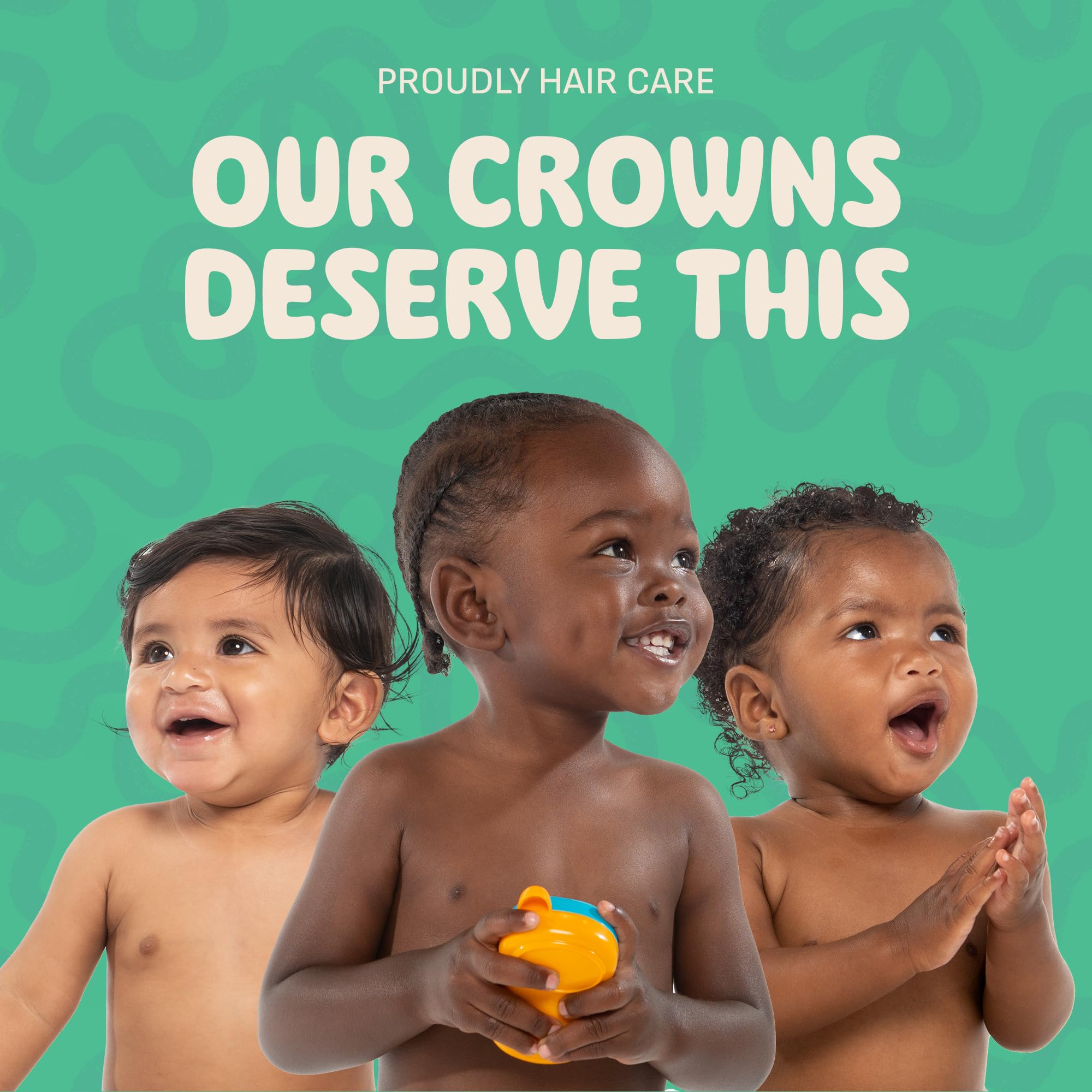 PROUDLY Moisturizing Baby Conditioner brand-heritage visual highlights commitment to babies of color.