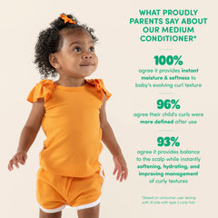 PROUDLY Moisturizing Baby Conditioner vanilla-scent captures sweet aroma during bath time routine.