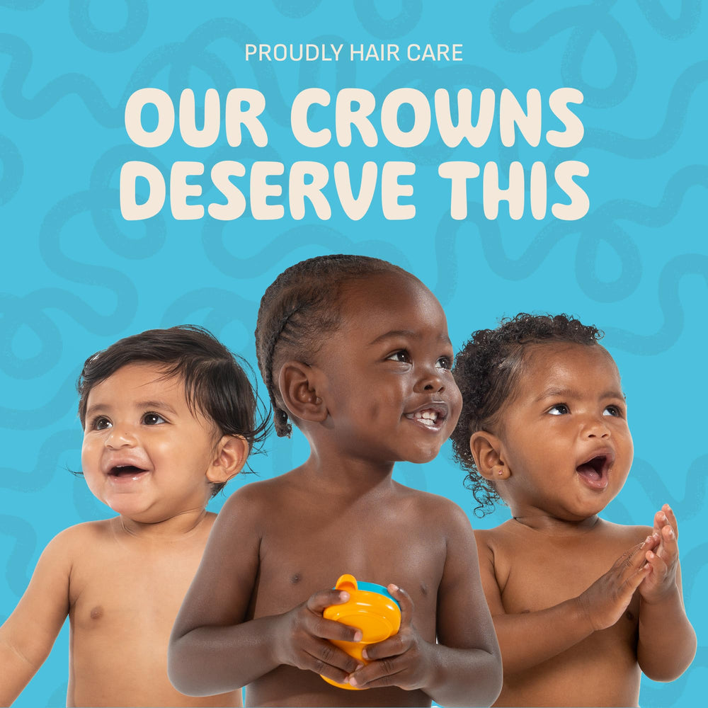 Close-up of PROUDLY Shampoo label emphasizing plant-based care