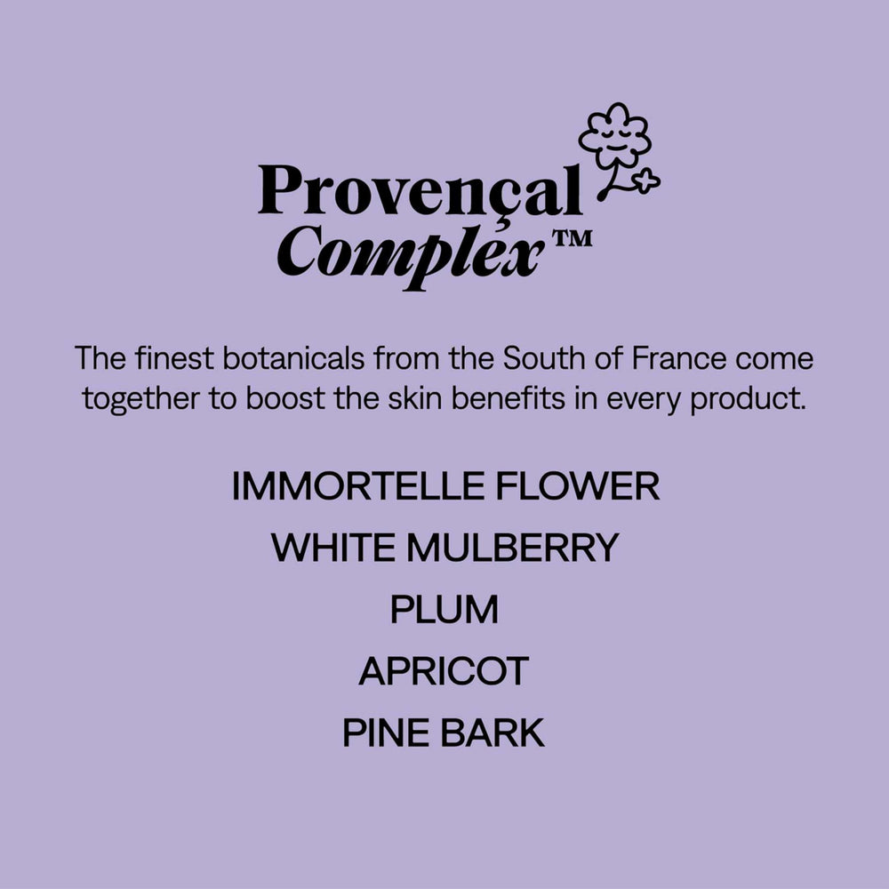 Travel-friendly 1 oz packaging for Provence Beauty Alpha-bet Elixir