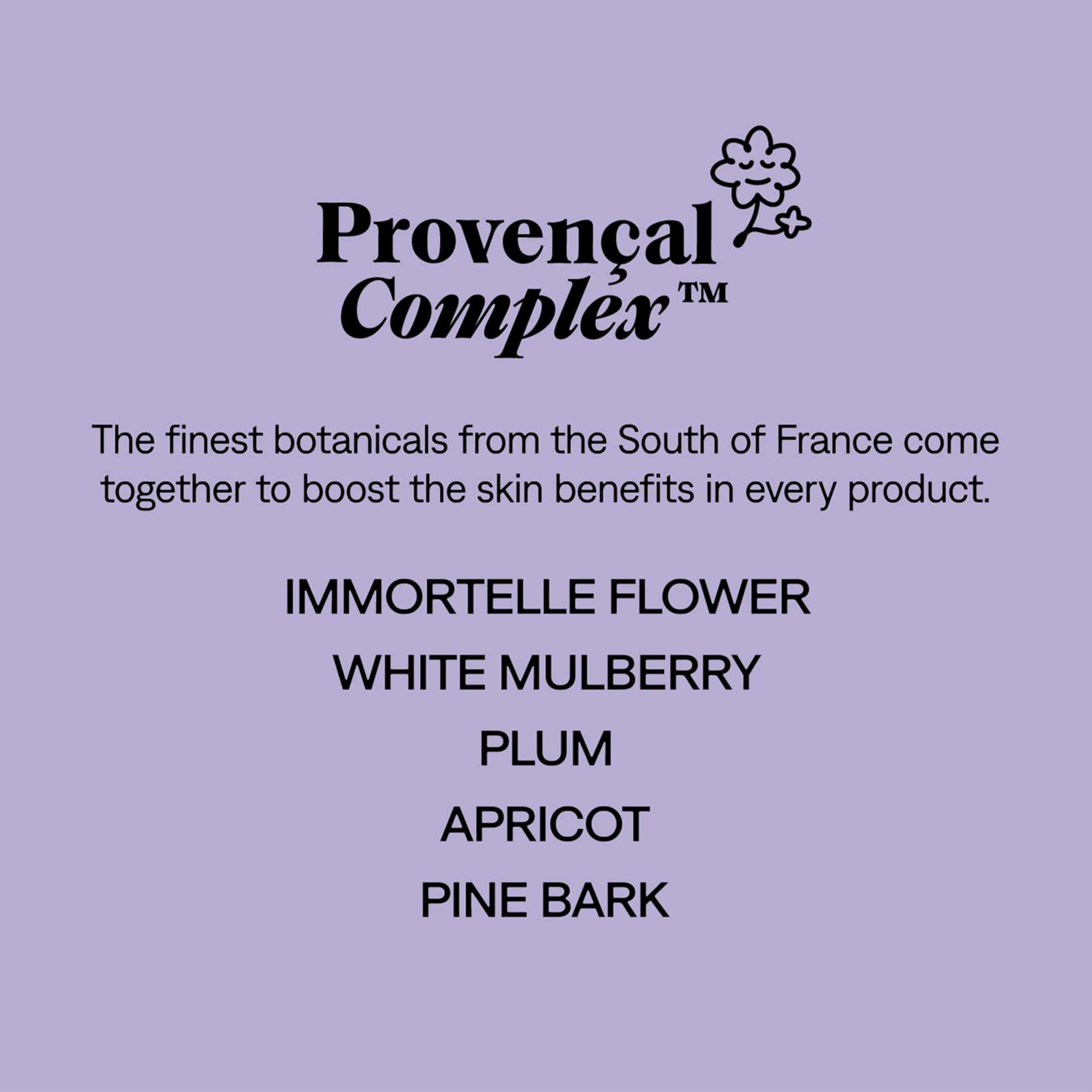 Provence Beauty Bleu Cloud jar with botanicals showcases premium Provencal ingredients