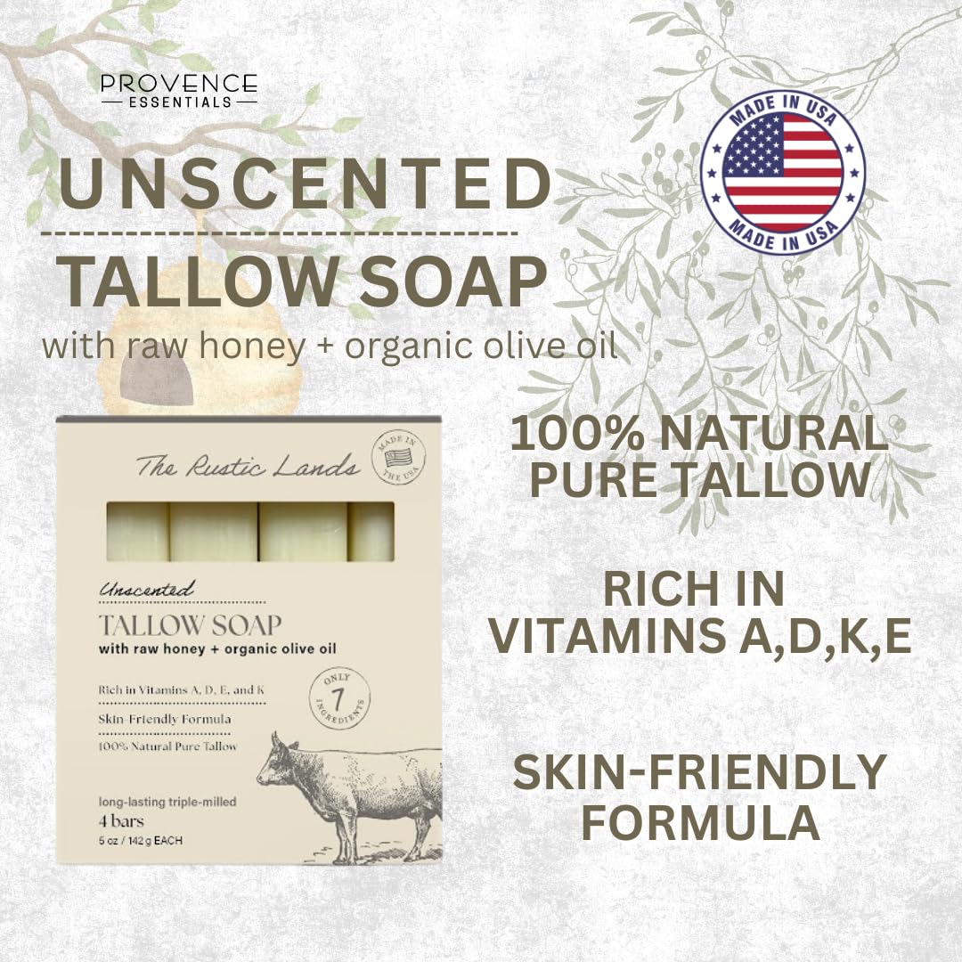 PROVENCE ESSENTIALS soap with organic olive oil for skin-softening hydration