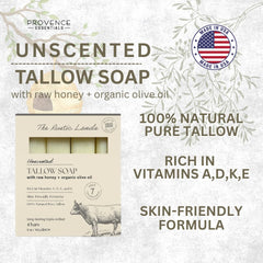 PROVENCE ESSENTIALS soap with organic olive oil for skin-softening hydration