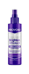 PROVOKE Touch of Silver leave-in conditioner bottle pour for quick hydration and easy styling.