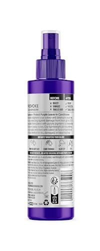 PROVOKE Touch of Silver leave-in conditioner pump application demonstrates effortless detangling and smooth hair.