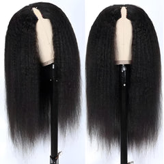 Prtyopp U Part Wig glueless clip-in design for simple daily use