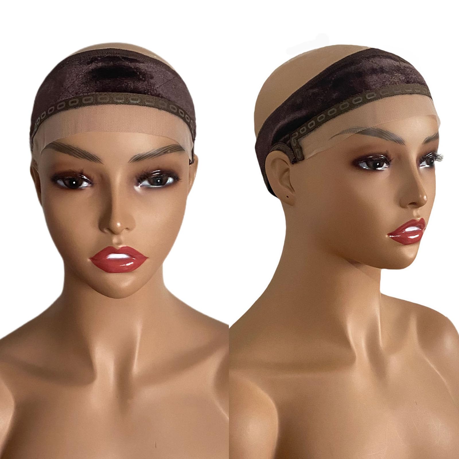 Prudenp lace wig grip band with ear cutout offers comfortable, secure wear for daily styling.