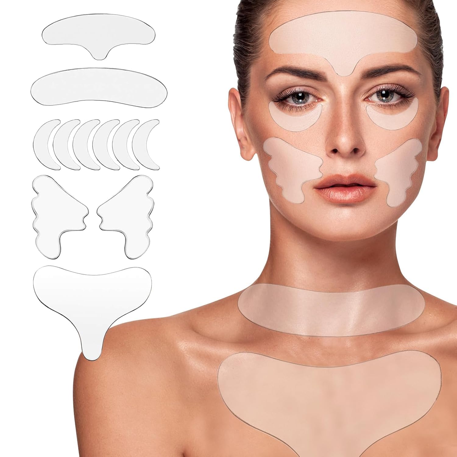 Prypug neck wrinkle patches collection for overnight smoothing and comfort