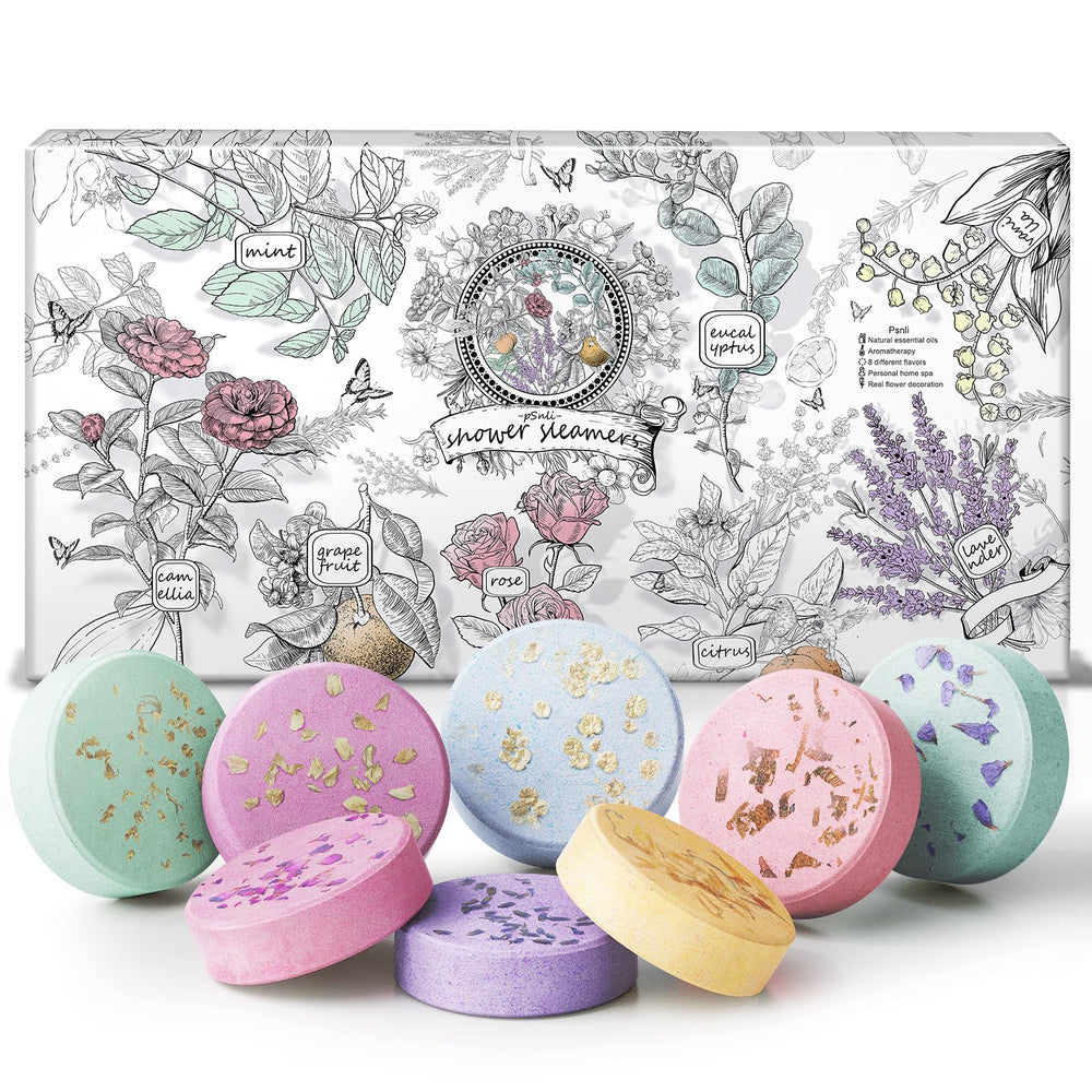 Psnli lavender shower steamer for a calming spa-like morning routine.