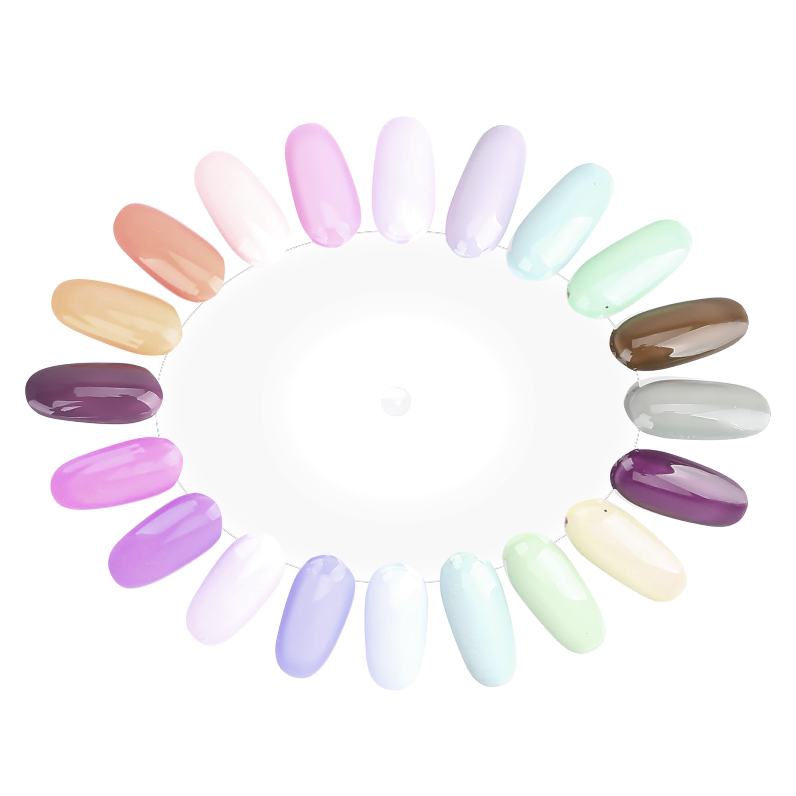 Psyqtsuary nail polish display wheel gift pack for DIY nail art lovers.