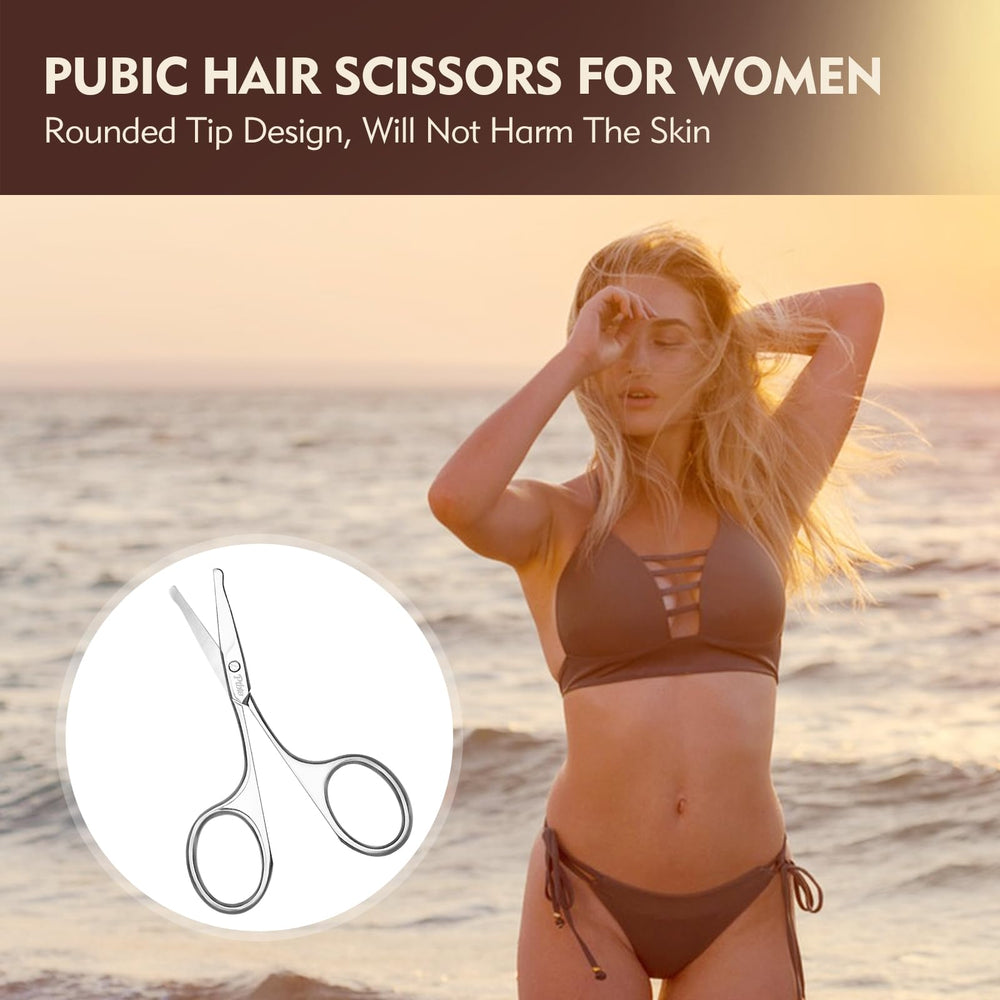 PTBTO Eyebrow Scissors bikini-trim for sensitive skin