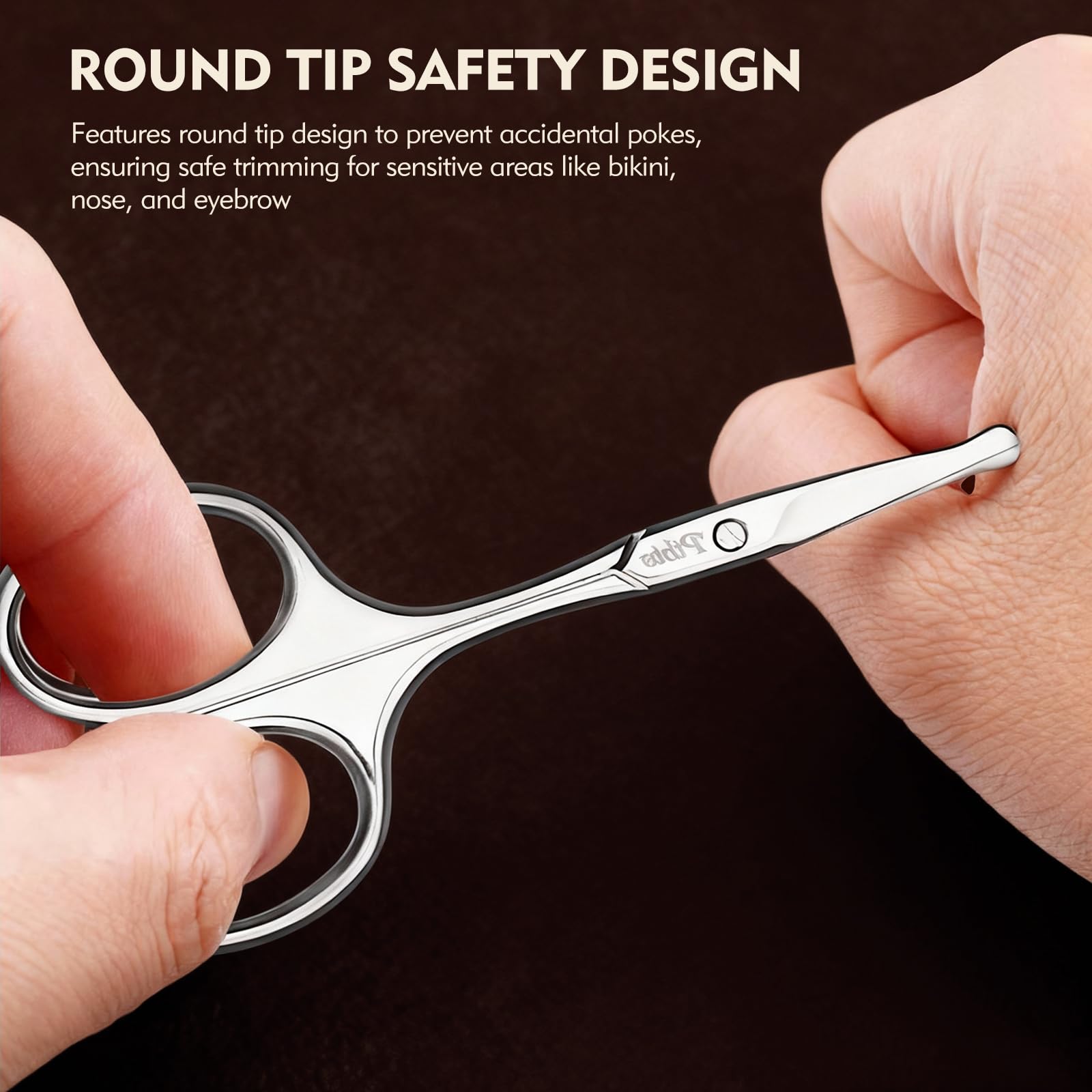 PTBTO Eyebrow Scissors case included for travel
