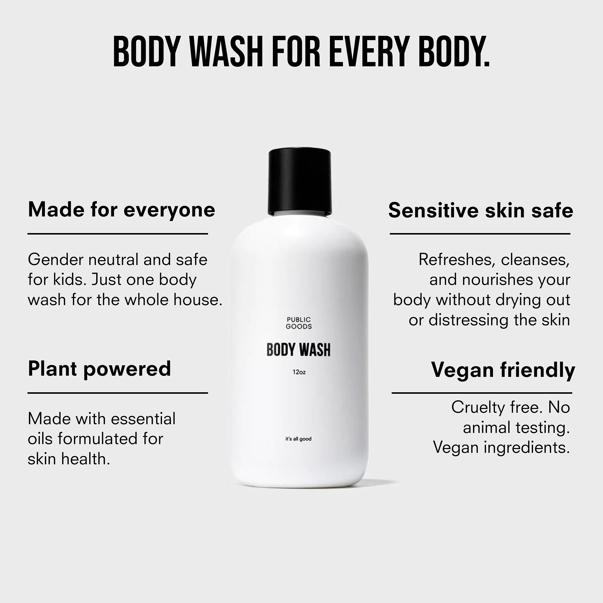 Public Goods Body Wash duo-pack ready for daily showers.