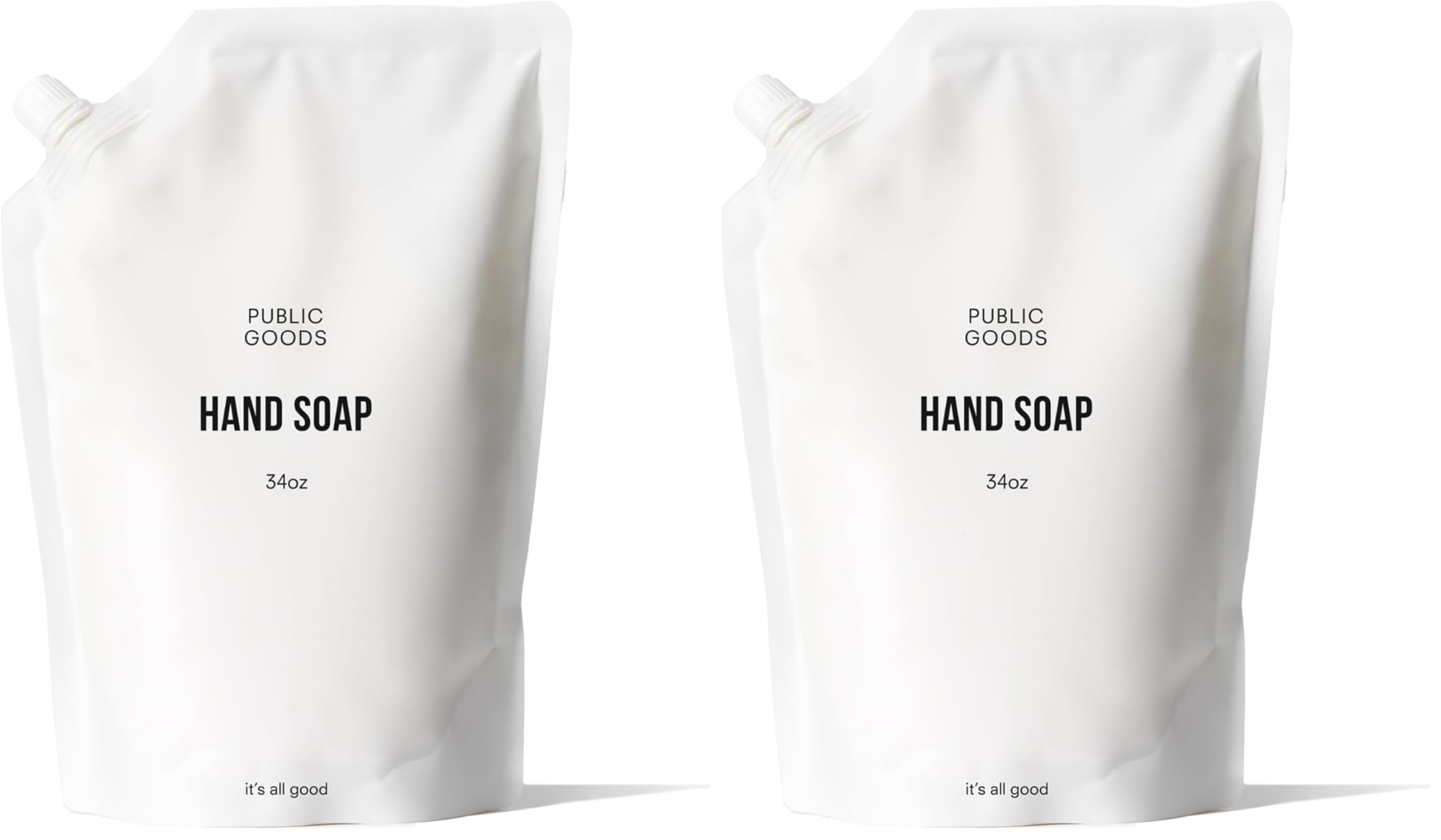 Public Goods hand soap bottle front with citrus scent for daily cleansing