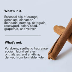 Public Goods shampoo with organic essential oils for natural nourishment.