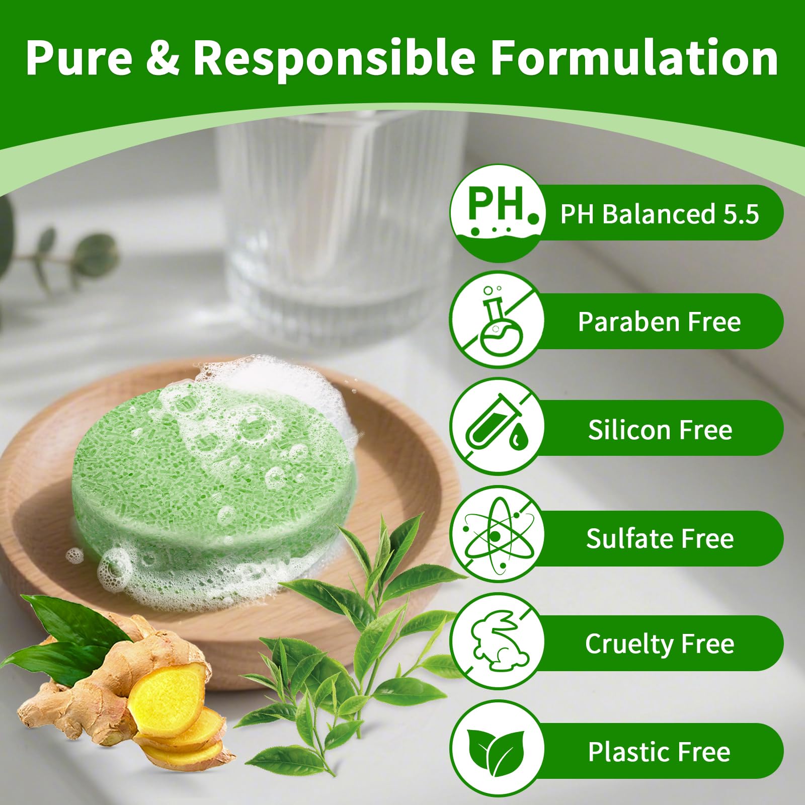 Pubpok zero waste packaging with two shampoo bars and conditioner supports sustainability.