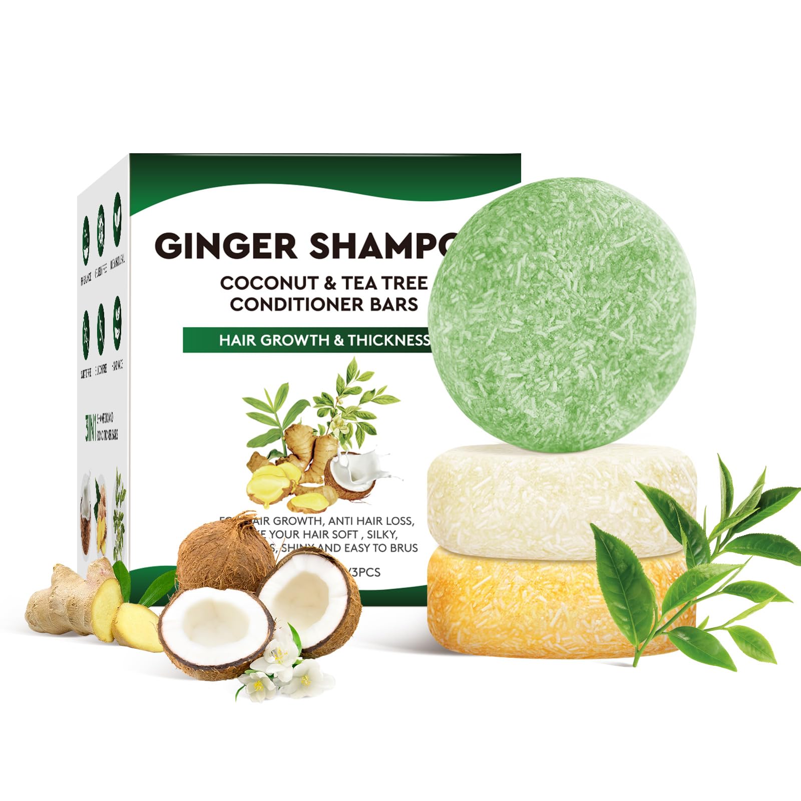 Pubpok bar set used in shower for simple daily hair care.