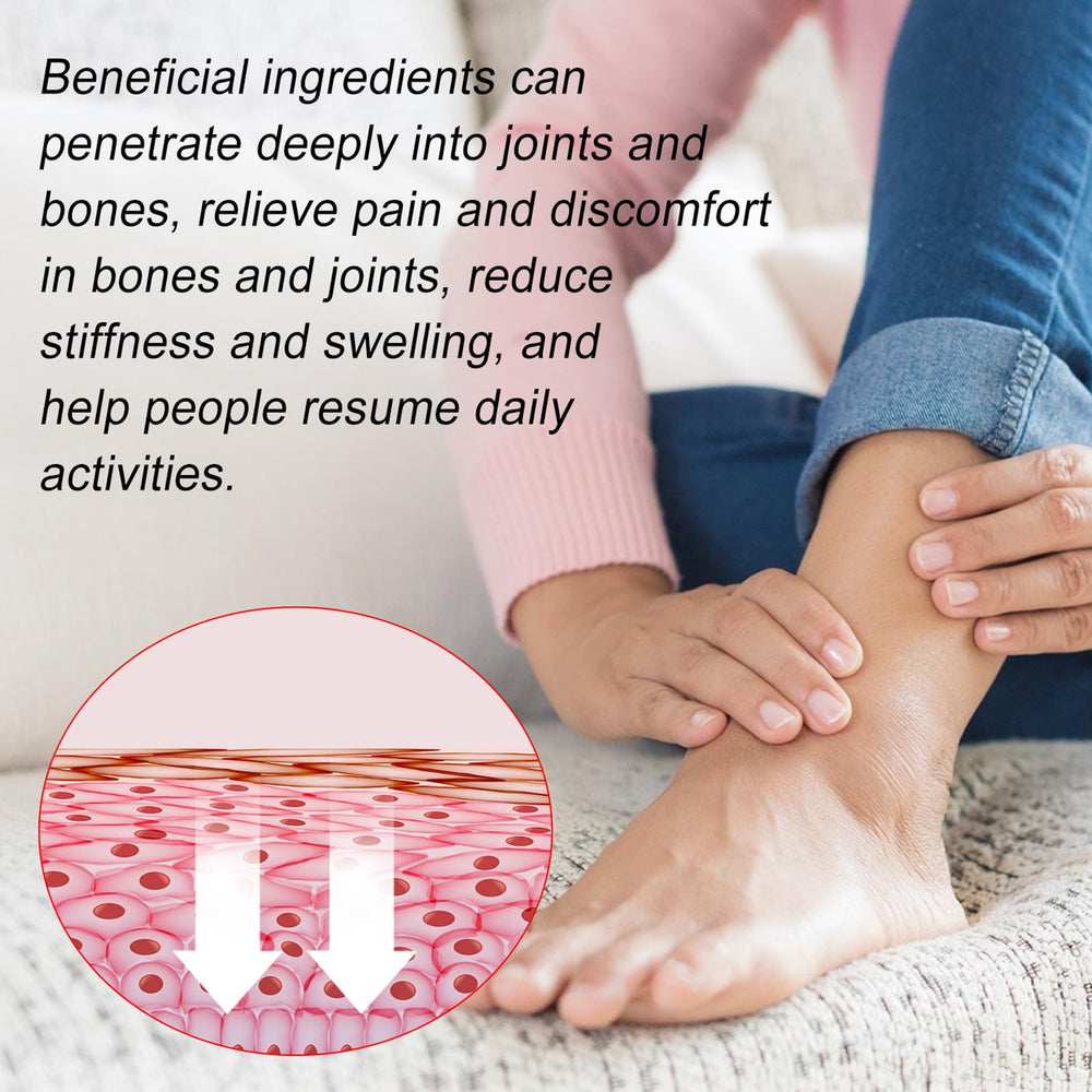 Pucges Nerve Relief Roll-On shows light, fast-dissolving texture.