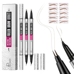 Pudaier 2-pack fine tip eyebrow pen for precise brows.