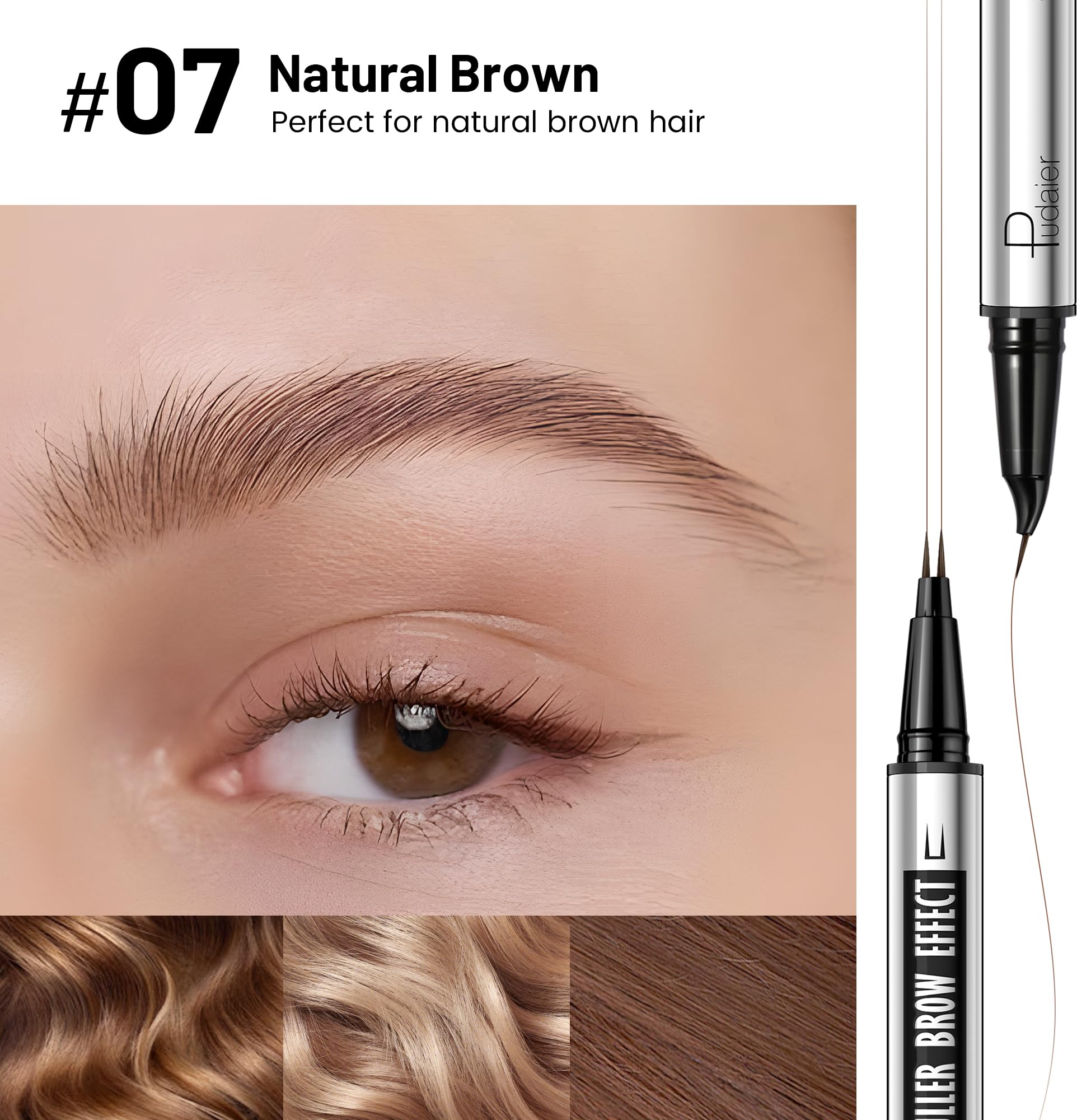 Pudaier color range helps match various hair tones.